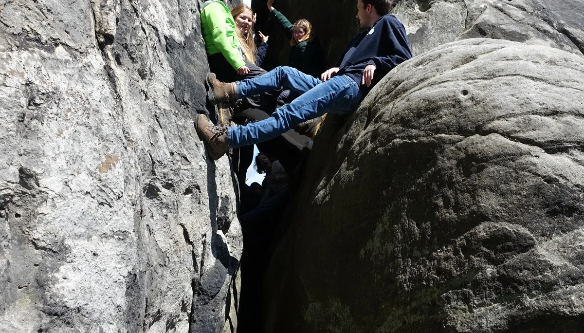 Doch ein bisschen Klettern | © Louise