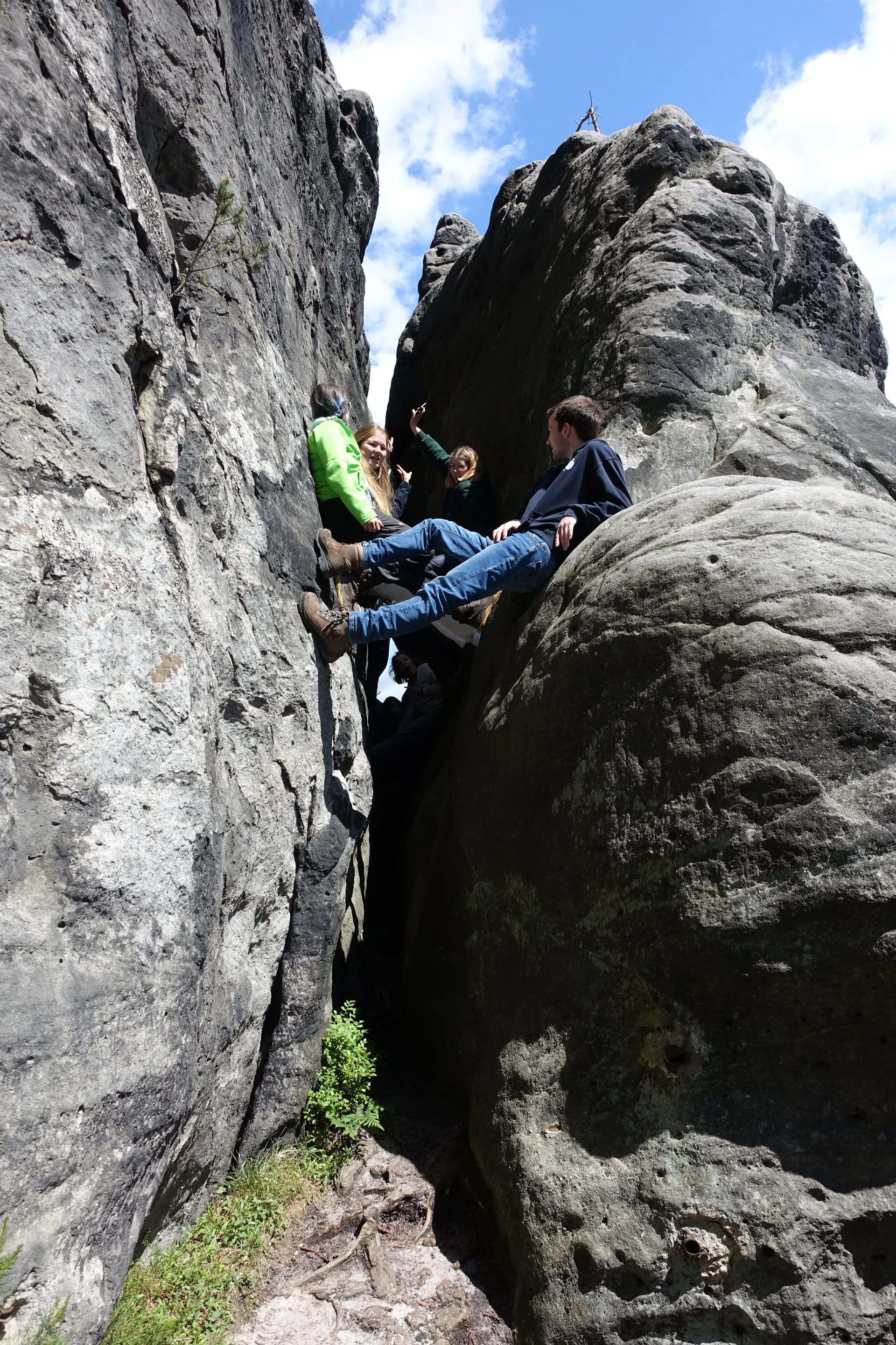 Doch ein bisschen Klettern | © Louise